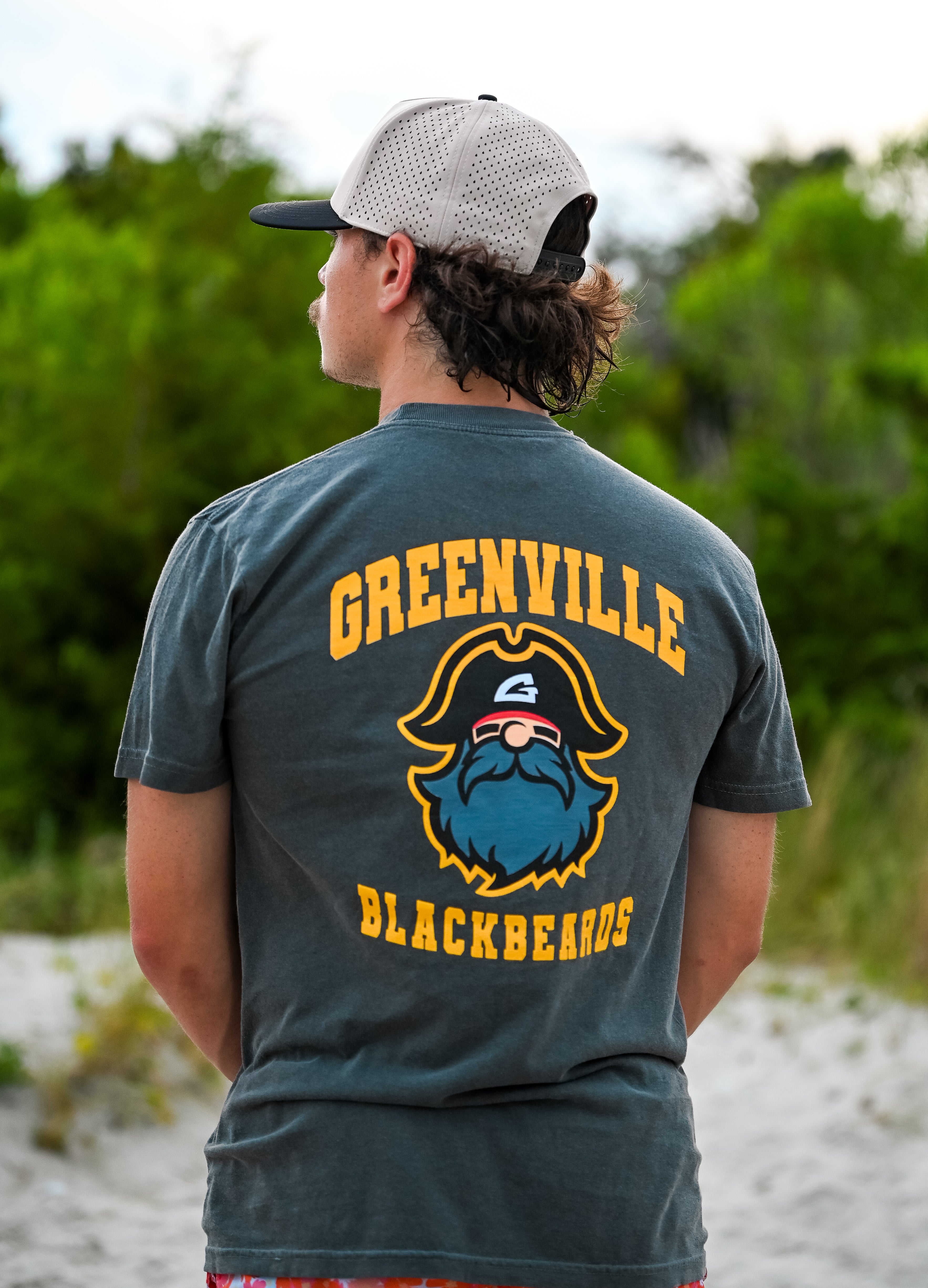 Greenville Blackbeards T-shirt, Charcoal