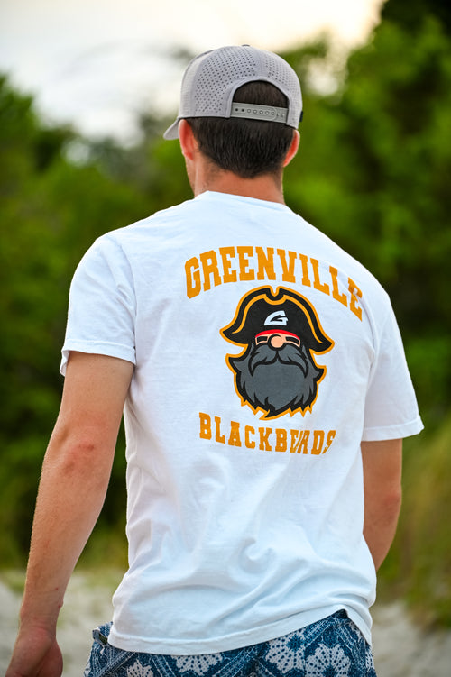 Greenville Blackbeards T-shirt, White